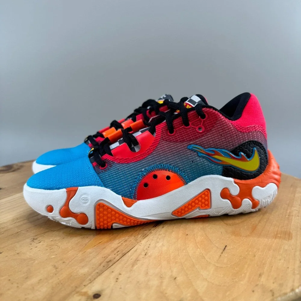 Mens 3.5 / Womens 5 - Nike PG 6 NRG x Hot Wheels Basketball Shoes DH8446-400 NEW